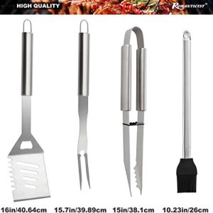 ROMANTICIST 23pc BBQ Grill Accessories Set with Thermometer
