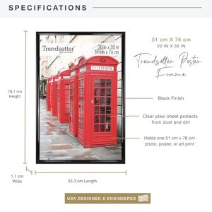 MCS Trendsetter 20×30 Poster Frame – Black