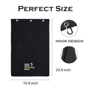 Funny Embroidered Golf Towels – Perfect Father’s Day Gift