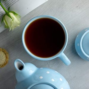 Handmade Ceramic Polka Dot Mug: Stylish Housewarming Gift