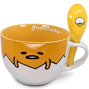 Gudetama Ceramic Soup Mug: Adorable Dining Companion