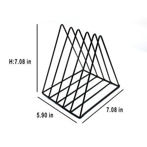 QPEY Triangle File Holder, Metal Vinyl Record Stand