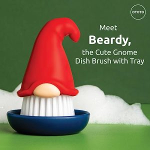 Beardy Dish Brush: Quirky Gift for Kitchen Lovers