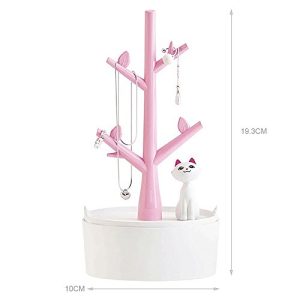 Fantasee Cat & Tree Jewelry Holder: Ideal Gift for Young Girls