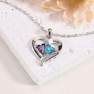 Lam Hub Fong Personalized Name Birthstone Necklace