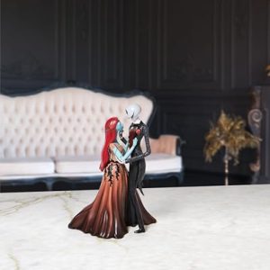 Jack and Sally Embracing Figurine: Nightmare Before Christmas Collectible