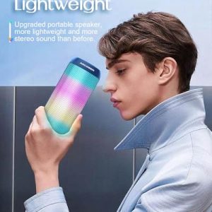 Portable Wireless Bluetooth Speaker – 15W with RGB Lights