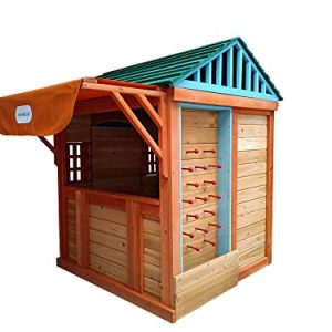 Outdoor Playhouse for Kids Ages 3-8 – Wooden Cottage