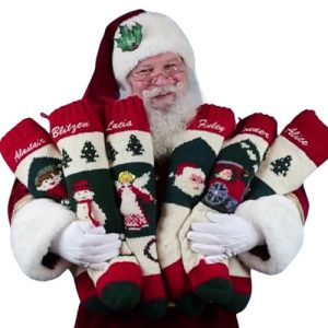 Personalized Vintage Angel Christmas Stocking