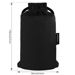 Urophylla Inflatable Travel Pillow: Portable Comfort in Black