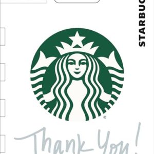 Starbucks Thank You $25 Gift Card: Gratitude in Every Sip