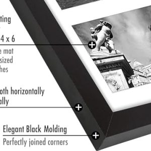 Americanflat 11×14 Collage Picture Frame – Black