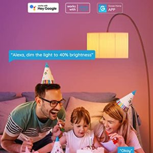 Govee Color Changing Smart Light Bulbs: Voice Assistant Compatible