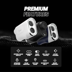 Blue Tees Golf Series 3 Max+ Rangefinder - 1000 Yards