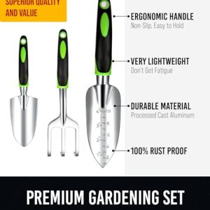 Heavy Duty Garden Tools 22 Piece Set – Ergonomic Supplies