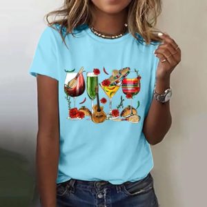 Women's Funny Fiesta Party Graphic Tee