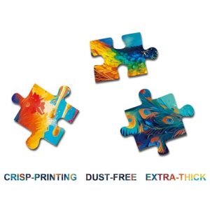 Colorful Peacock 1000-Piece Puzzle