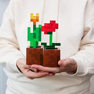 Minecraft Flower Pot Mood Lights: Video Game Decor