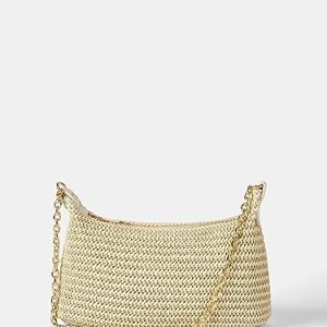 Verdusa Straw Woven Shoulder Bag