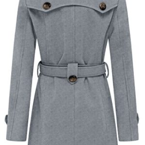 Wantdo Women’s Double Breasted Pea Coat