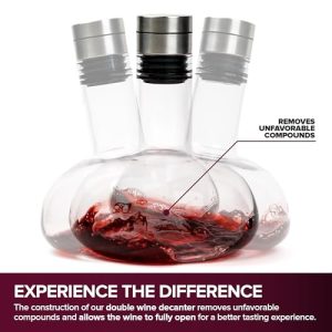 Modern Innovations Red Wine Decanter with Aerator Lid