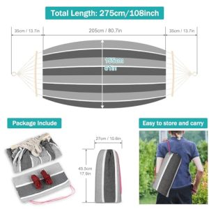 MOSFiATA Portable Camping Hammock: Upgraded Comfort and Stability