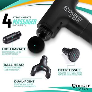 Aduro Elite Recovery™ Percussion Massage Gun – Black