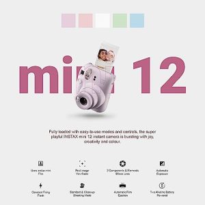Fujifilm Instax Mini 12 Instant Camera Bundle - Mint Green
