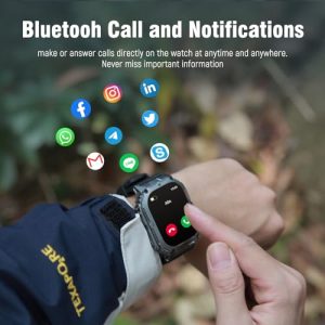 Smart Watch with 1.96″ AMOLED Display – Fitness Tracker