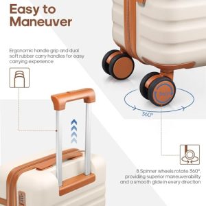 UKEIN 3-Piece Luggage Set: Travel Essentials for Men and Women