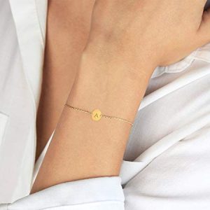 Personalized Initial Bracelet – Elegant Gift for Her