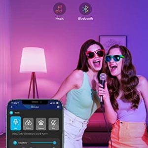 Govee Color Changing Smart Light Bulbs: Voice Assistant Compatible
