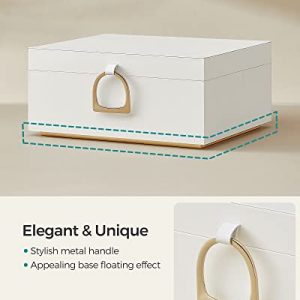 Elegant 2-Layer Jewelry Box: Simplistic Organizer