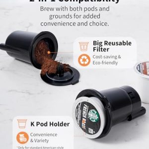 KIDISLE Hot & Iced Coffee Maker