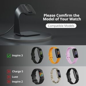 NANW Charger Dock for Fitbit Inspire 3