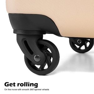 Coolife 3-Piece Hardshell Luggage Set: Lightweight Travel Essential