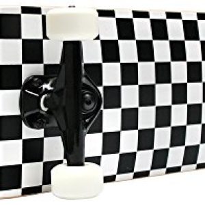 KPC Pro Skateboard Complete - Black and White Checker