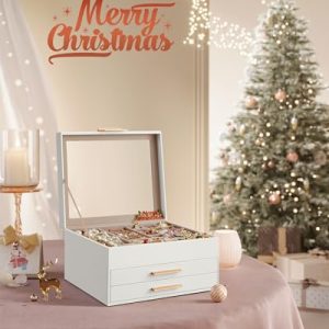 Modern 3-Layer Jewelry Box: Stylish Organizer