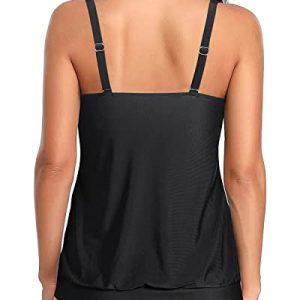 Yonique Blouson Tankini Top