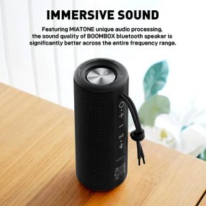 MIATONE Waterproof Bluetooth Speakers – Portable Outdoor Speaker
