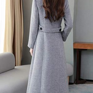 Chouyatou Double Breasted Pea Coat: Chic Winter Gift