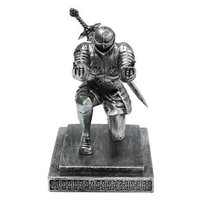 AMJUDOT Knight Pen Holder: Unique Desk Organizer