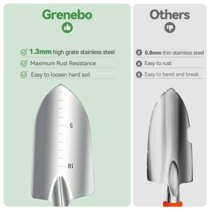 Grenebo 9-Piece Heavy Duty Gardening Tool Set