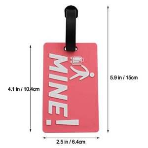 Mziart Funny Luggage Tags: Colorful Travel Identifiers