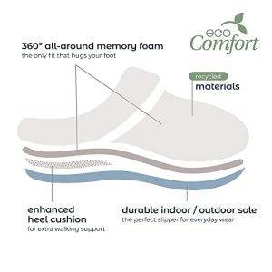 isotoner Women’s Mallory Boot Slipper: Recycled Microsuede with Memory Foam