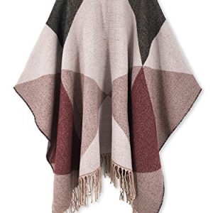 Moss Rose Women’s Plaid Shawl Wrap