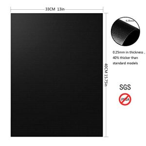 Set of 5 Heavy Duty Grill Mats – Non-Stick BBQ Accessories