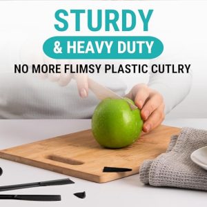 Eco-Friendly Disposable Cutlery Set – 300 pcs
