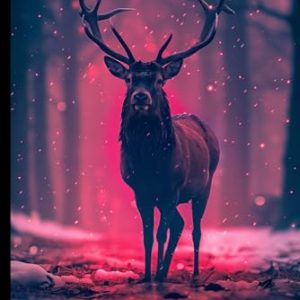 WishMerge Forest Deer Bullet Journal Cover Design