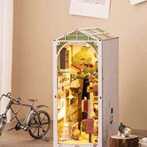 ROBOTIME DIY Book Nook Kit: Sunshine Town Edition